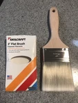 New Skilcraft Synthetic Filament Paint Brush, 3", Flat Sash. Fixed Price $13.99.