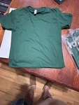 Jerzees Dri Power Green Tees Youth Small Charity Offering. Fixed Price $5.00.
