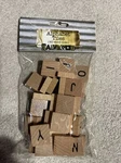 Bci Crafts-wood Alphabet Tiles .75" 40/PKG-UPPERCASE. Fixed Price $12.99.