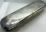 Vtg Sterling Silver Boars Bristle Clothes Brush. Fixed Price $94.99.