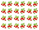 Vintage Image Retro Kitchen Vivid Fruit Cherry Cherries Waterslide Decals FRU731. Fixed Price $13.99.