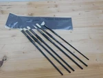 Jack Richeson Grey Matters Artist Brush Set For Oils & Acrylic 989905. Fixed Price $49.00.