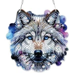 Bowetile Wolf Diamond Art Hanging Kits For Adults, 5D Special 17*18,. Fixed Price $14.99.