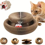 Accordion Magic Organ Cat Scratching Board Toy Kitty Kurlz Ball Pad. Fixed Price $6.99.