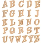 Juvale 3D Wood Letters For Canvas & Crafts - 4 Brown Inches,. Fixed Price $41.14.
