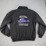 Tri-mountain Prime Inc Jacket Mens Xl Black Fleece Lined Flatbed Truck Bomber. Fixed Price $44.99.