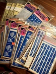 Upick Vintage Glass Etching Armour Rub'n'etch/sand Stencils- Unicorn, Rose+. Fixed Price $10.00.