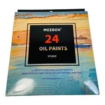 Meeden Paint Set, 24 Tubes (12ML/0.4OZ) Oil-based Colors, Vibrant Non-toxic. Fixed Price $28.00.