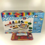 Melissa & Doug Easel Accessory Set Art Supplies Chalk Paints Brushes Watercolor. Fixed Price $49.99.