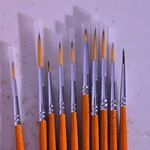 Artbrush Tower Round Synthetic Detail Set Short Handle Sizes 000-8. Fixed Price $13.99.