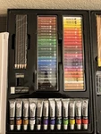 Daler-rowney Simply 106 Piece Art Set With Easel. Fixed Price $50.00.