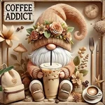 Diamond Art Painting Kits For Adults, Gnome Drinks Coffee 5D Do. Fixed Price $12.34.
