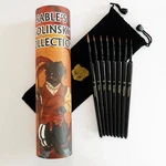 Kolinsky Sable Set - 8 Brushes For Hobby Painting. Fixed Price $65.99.