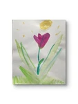Tulip Sunny 11X 14" Neo Impressionist Acrylic Painting Loose Paper. Fixed Price $69.00.