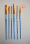 Royal Crafters Choice Golden Taklon Artist 6PC. Brush Set - Rds/shaders/wash. Fixed Price $7.99.