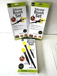 Kole Imports OC796 Silicone Cooking Brush Set, Regular (set 2).. Fixed Price $5.99.