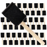48COUNT - 2" Disposable Poly Foam Brushes For All Paints, Stains, Varnish & Glue. Fixed Price $14.99.