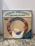 Vintage Craft House Country Wreath Kit Unopened Paint Wood Duck Nos. Fixed Price $39.99.
