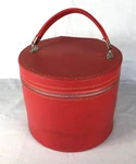 Hat Box Style Tri Chem Liquid Embroidery 10 Inch Zippered Paint Case Wig Vtg. Fixed Price $36.55.