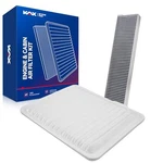 Engine & Cabin Air Filter Kit, Replacement For Chevrolet CA9492 CF10141. Fixed Price $35.63.