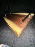 Handmade Walnut Serving Board/cutting With Handles 19.5 X 11.5 0.5. Fixed Price $50.00.