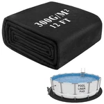 12FT Round Pool Liner Pad Multi-purpose 300G/M Seamless Double Density Mat. Fixed Price $78.14.