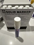 Sakura Solid Paint Markers White XSC-50 Box Of 12 ( Streaks, Grease Pens). Fixed Price $36.50.