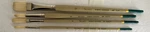 Robert Simmons Signet Brushes, 8 40R Round, 12 40F Flat, 43 Egbert,. Fixed Price $45.00.