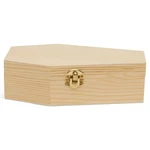 Mini Coffin Box 6 Inch Unfinished, Halloween Decor Crafts Woodpeckers. Fixed Price $14.52.