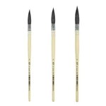 XDT#920 Round Watercolor Artist Paint Brush 3PCS Medium Soft Black Goat Hair. Fixed Price $13.99.
