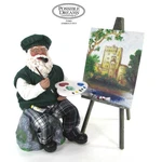 Possible Dreams Emerald Oils 10" Clothtique Irish Santa Painter Artist 713451. Fixed Price $79.95.
