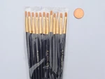 Royal Scholastic Gold Taklon Economy Shader Paint Brush 12PC SET-2,4,6,8 Or 10. Fixed Price $13.08.