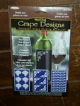 Armour Products: Rub 'n' Etch Grape Designs (3) Stencil Sheets Item# 12-7018. Fixed Price $10.87.