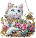 Senqao Hanging Diamond Art Painting Kits For Adults Cat, Flower. Fixed Price $16.64.