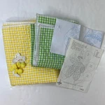 Cameo Circus Clown Quilt Set Pattern Kit Tri-chem Paint Stamped Embroidery G8858. Fixed Price $34.99.