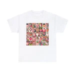 Unisex Adult Shirt Eclectic Strawberry Fruit And More Patchwork Graphic Tee. Fixed Price $21.10.