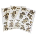 Vintage Golden Cherubs Decals Meyercord Lot Of 3 #545D Craft. Fixed Price $14.99.