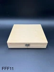 Darice Unfinished Wood Box With Clasp 8.375 8.125 1.75 Inches - New. Fixed Price $6.96.