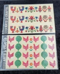 Vintage Nos Meyercord Decals 620D (2) 620C Bright Flowers Birds People Usa. Fixed Price $22.00.