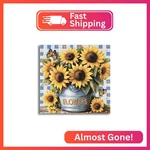 Vaiieyo 5D Diy Diamond Art Kits For Adults Sunflower Flower, Flowerp. Fixed Price $12.82.