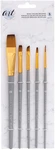American Crafts Art Supply Basics Brush SET-5/PKG. Fixed Price $10.90.