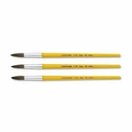 Crayola Size 2 Watercolor Brush Set Camel-hair Blend Round 3 Pack Brand New. Fixed Price $9.95.