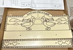 Calendar Holder. Tri Chem 12 1/2 X 6 Ducks Decor. Instructions To Paint.. Fixed Price $10.50.