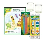 Crayola Watercolor Kit Washable Paints, Multi-size Brushes, Paper & Jars. Fixed Price $23.97.
