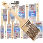 10PK Angle House Wall,trim Paint Set Home Exterior Interior Brushes. Fixed Price $27.99.