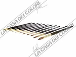 Vinci Brushes - Marten/short Handle 1526Y Series Round. Fixed Price $126.66.