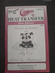 Vtg Cameo Heat Transfer Embroidery Punch Or Paint Design Pandas T4005. Fixed Price $6.95.