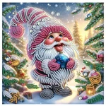 Antor Diamond Art Painting Kits For Adults, 12INCH, Christmas Gnome. Fixed Price $18.27.