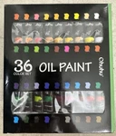 Ohuhu 36-COLOR Oil Paint Set, Multicolor. Fixed Price $25.00.