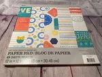 Darice 12 X Paper Pack Hip Tots 48 Double Sided Sheets Sealed Colorful Design. Fixed Price $14.95.